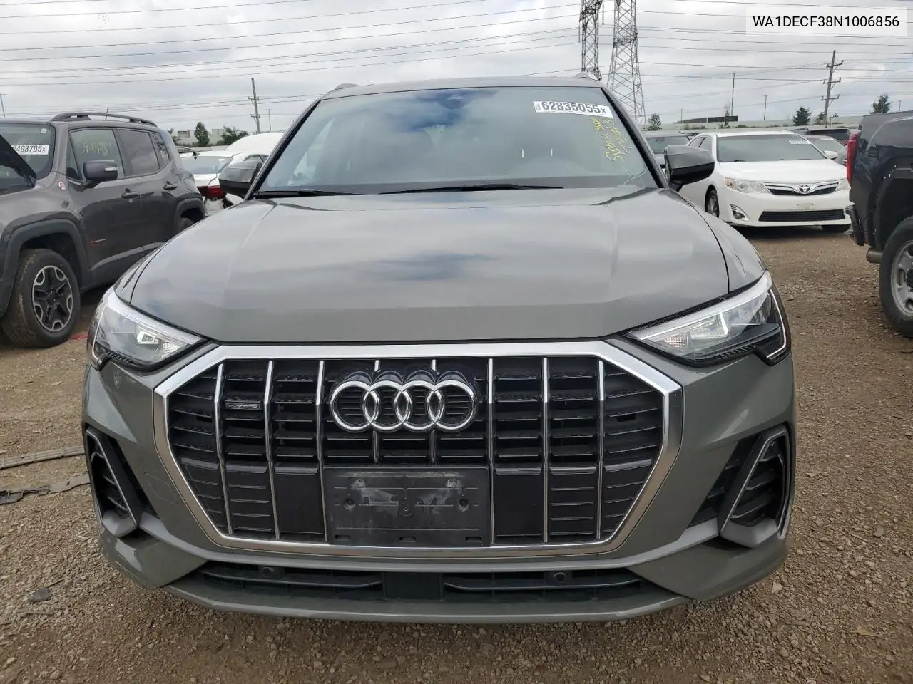 2022 Audi Q3 Premium S Line 45 VIN: WA1DECF38N1006856 Lot: 62835055