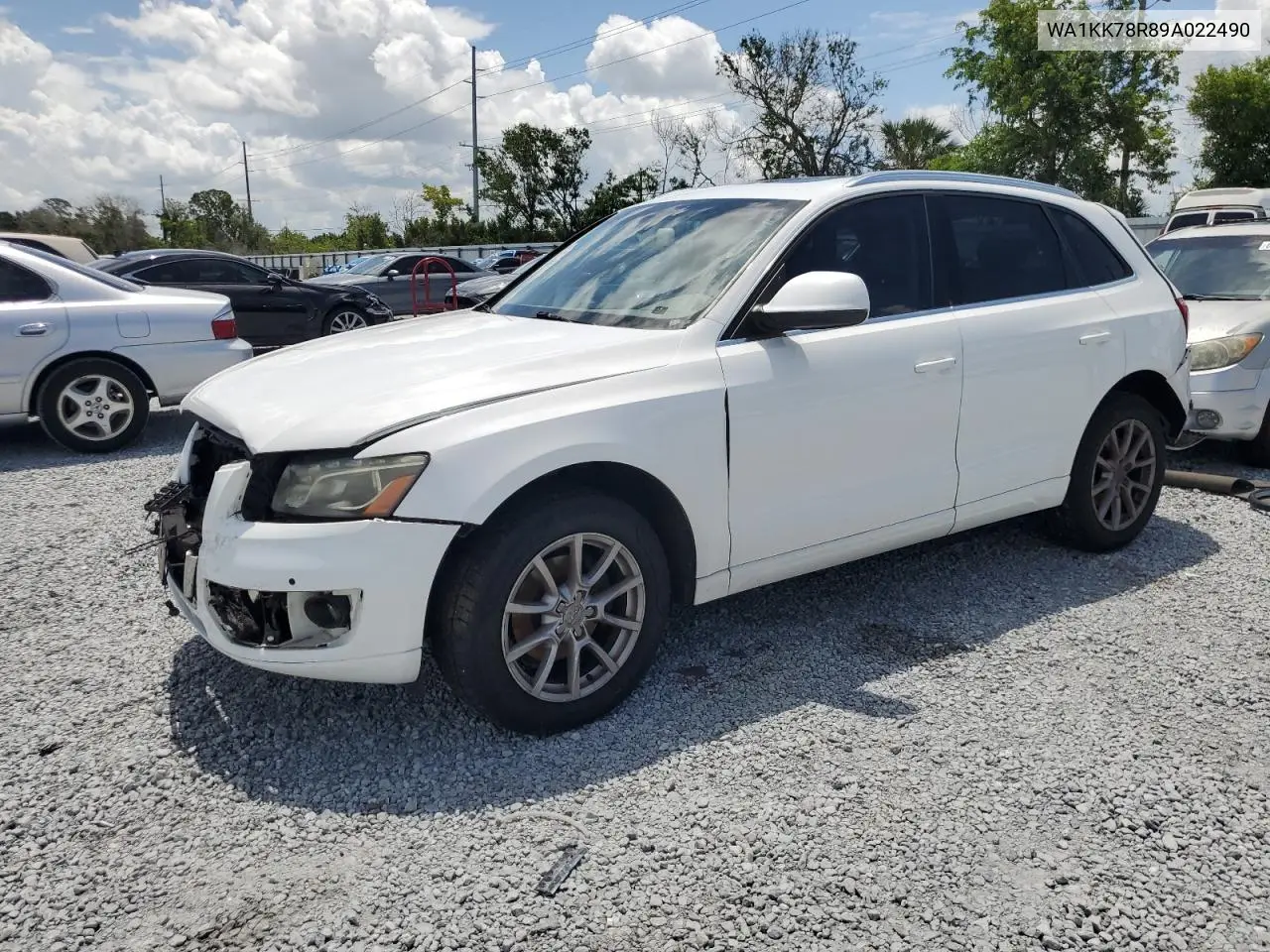 2009 Audi Q5 3.2 VIN: WA1KK78R89A022490 Lot: 62915965