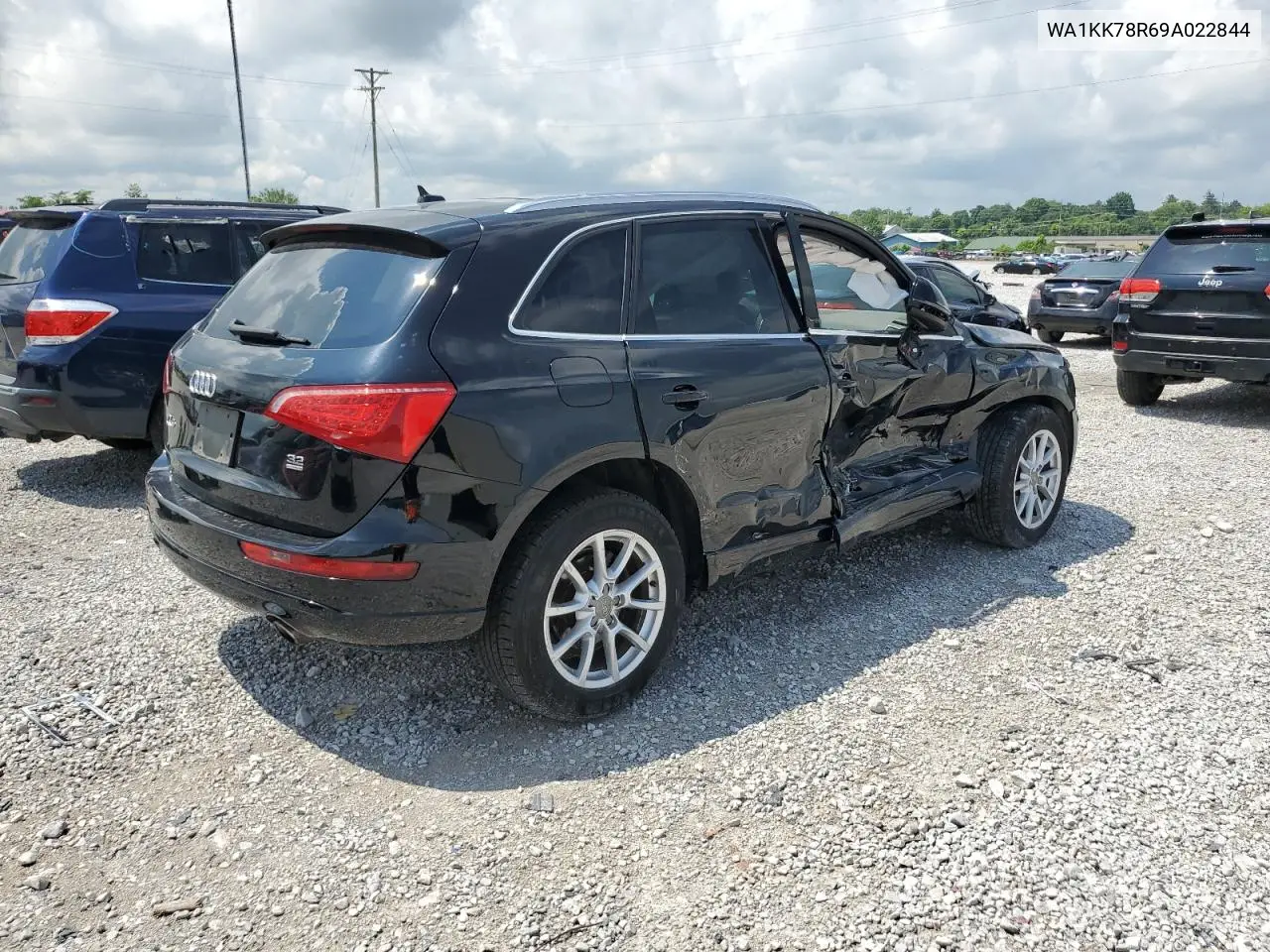 2009 Audi Q5 3.2 VIN: WA1KK78R69A022844 Lot: 63825905