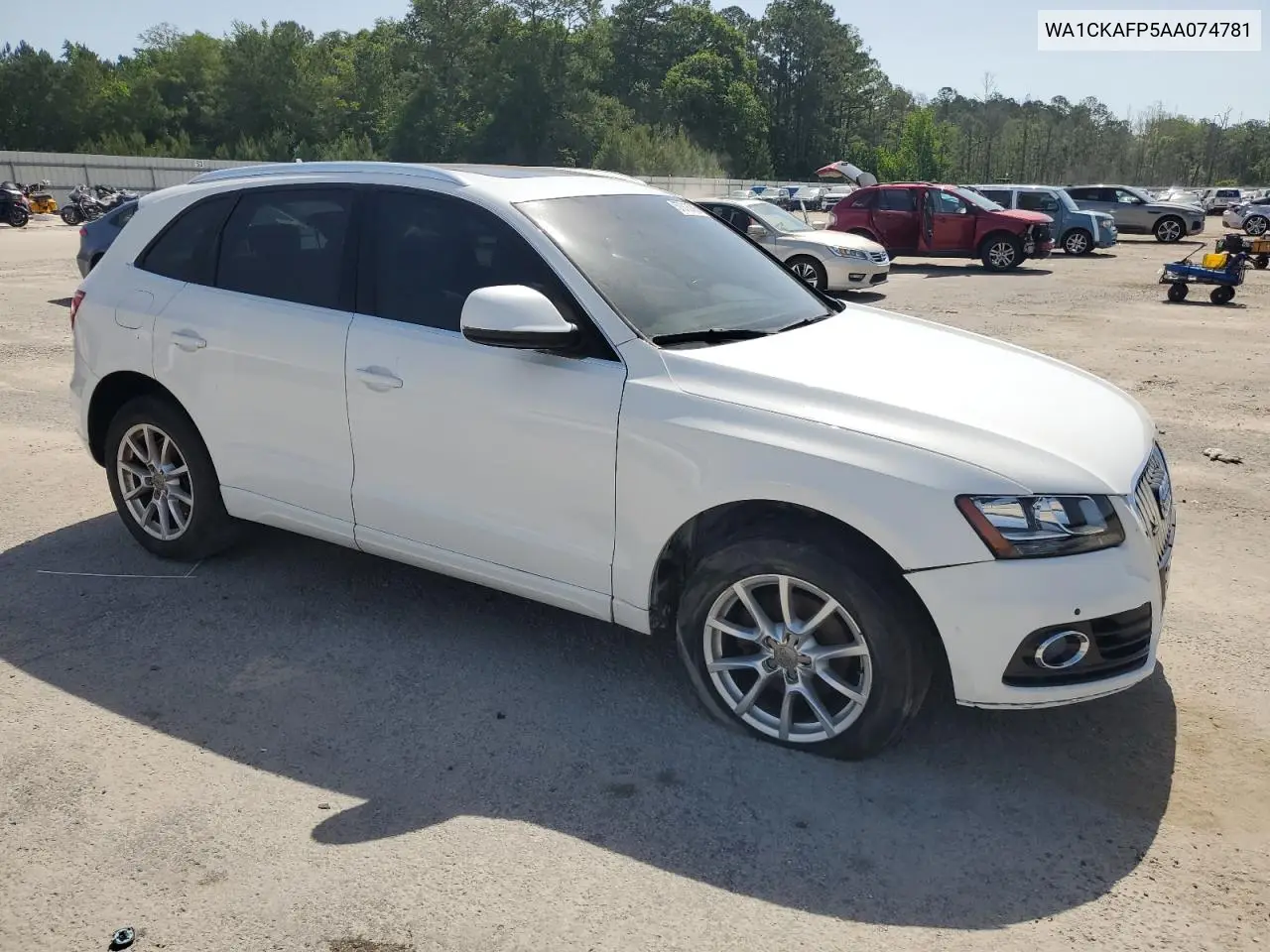 2010 Audi Q5 Premium VIN: WA1CKAFP5AA074781 Lot: 57316765