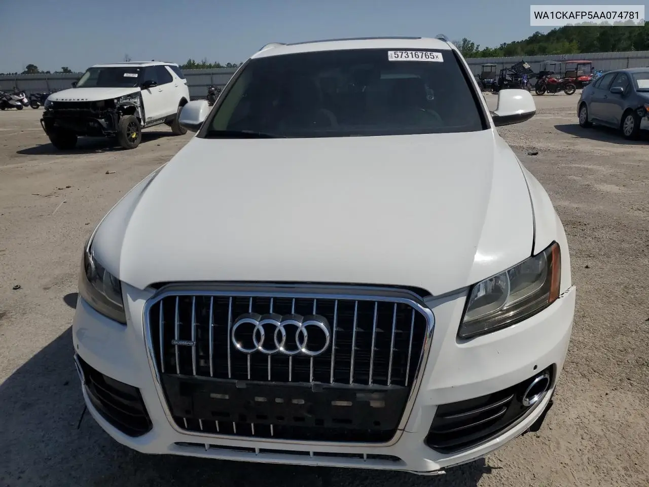 2010 Audi Q5 Premium VIN: WA1CKAFP5AA074781 Lot: 57316765