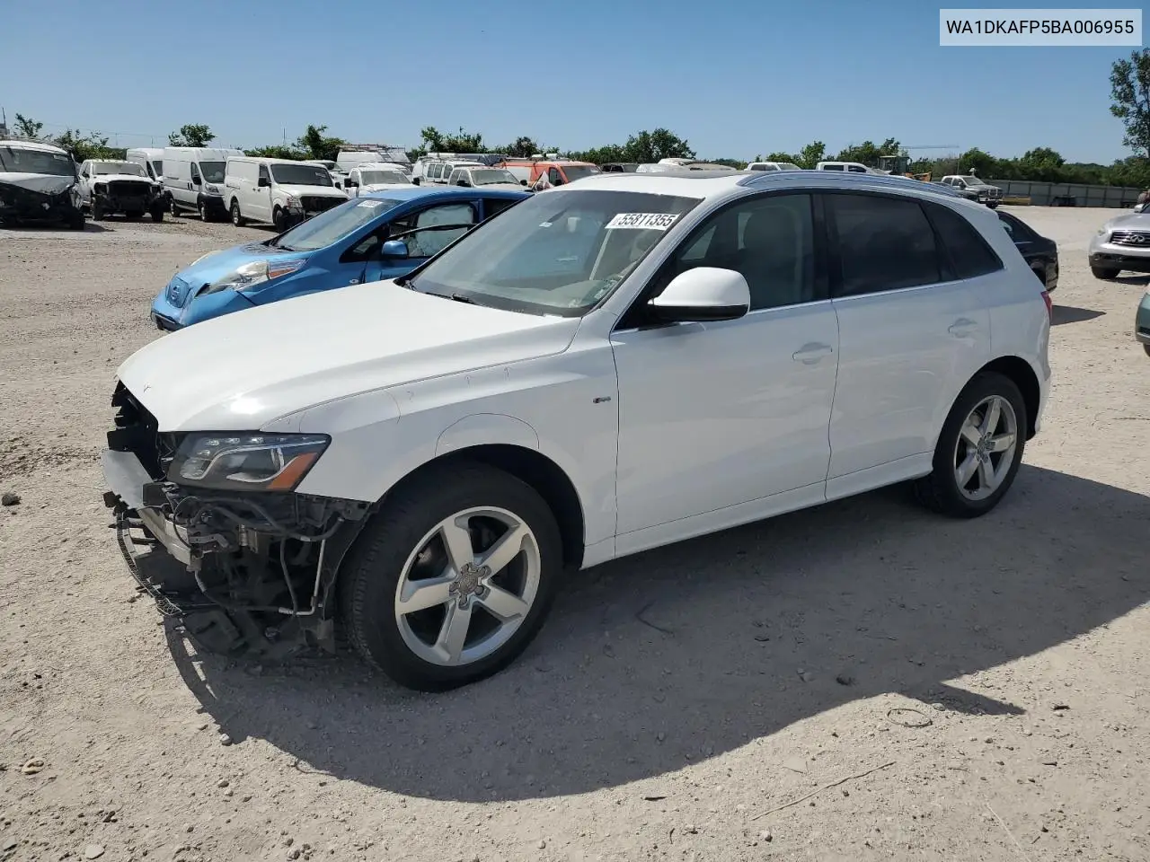 2011 Audi Q5 Premium Plus VIN: WA1DKAFP5BA006955 Lot: 55811355