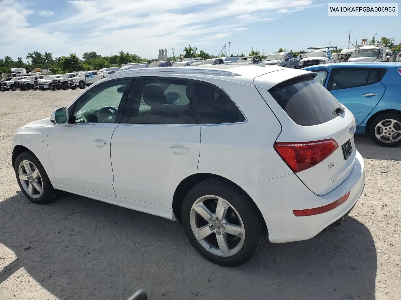 2011 Audi Q5 Premium Plus VIN: WA1DKAFP5BA006955 Lot: 55811355