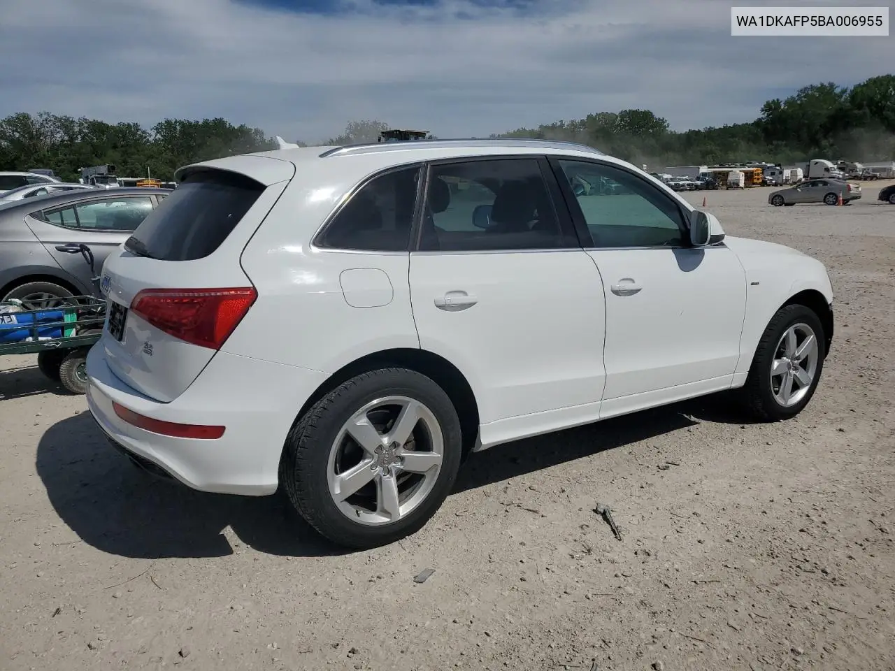 2011 Audi Q5 Premium Plus VIN: WA1DKAFP5BA006955 Lot: 55811355
