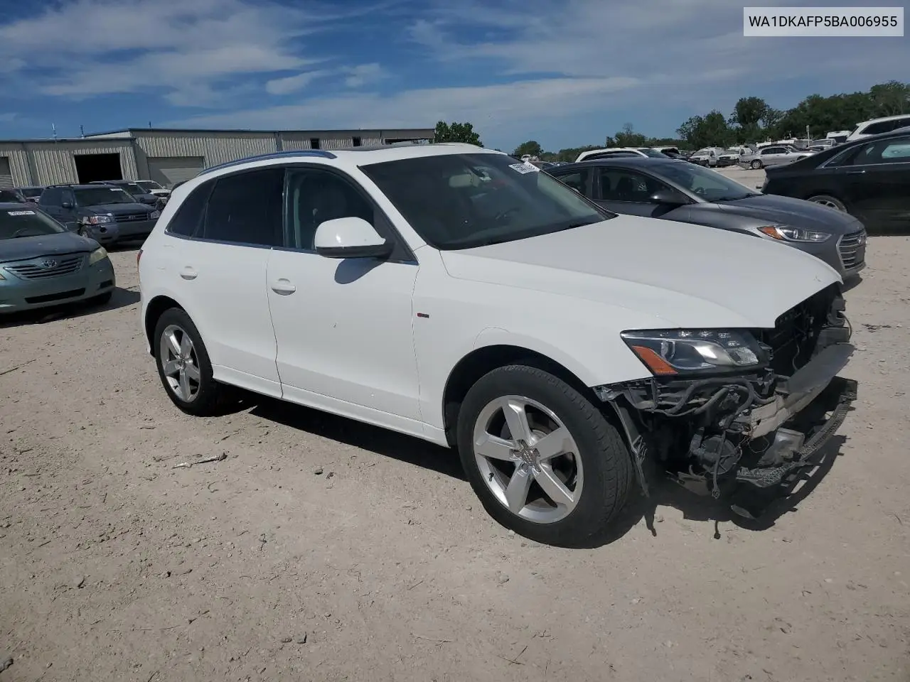 2011 Audi Q5 Premium Plus VIN: WA1DKAFP5BA006955 Lot: 55811355