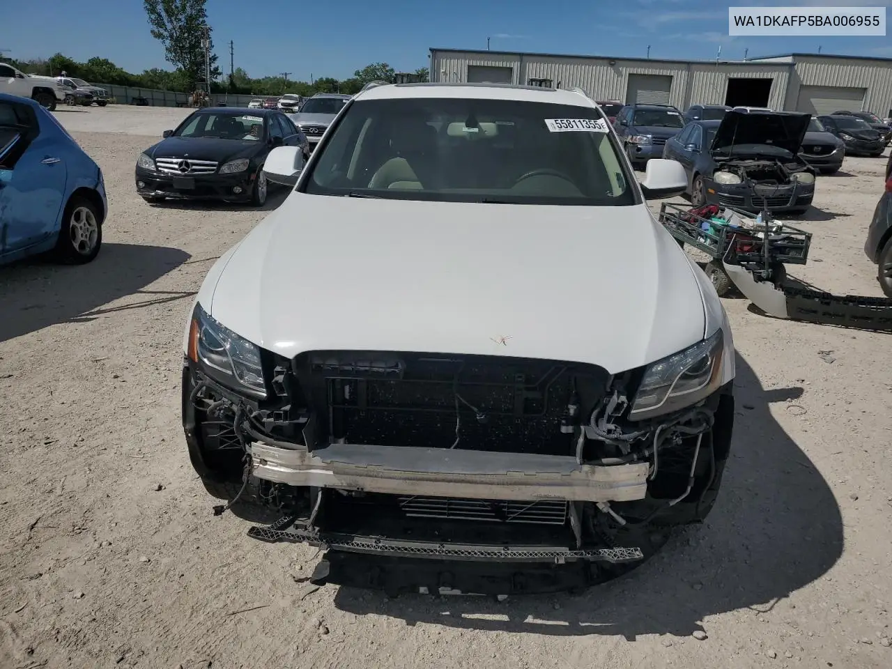 2011 Audi Q5 Premium Plus VIN: WA1DKAFP5BA006955 Lot: 55811355