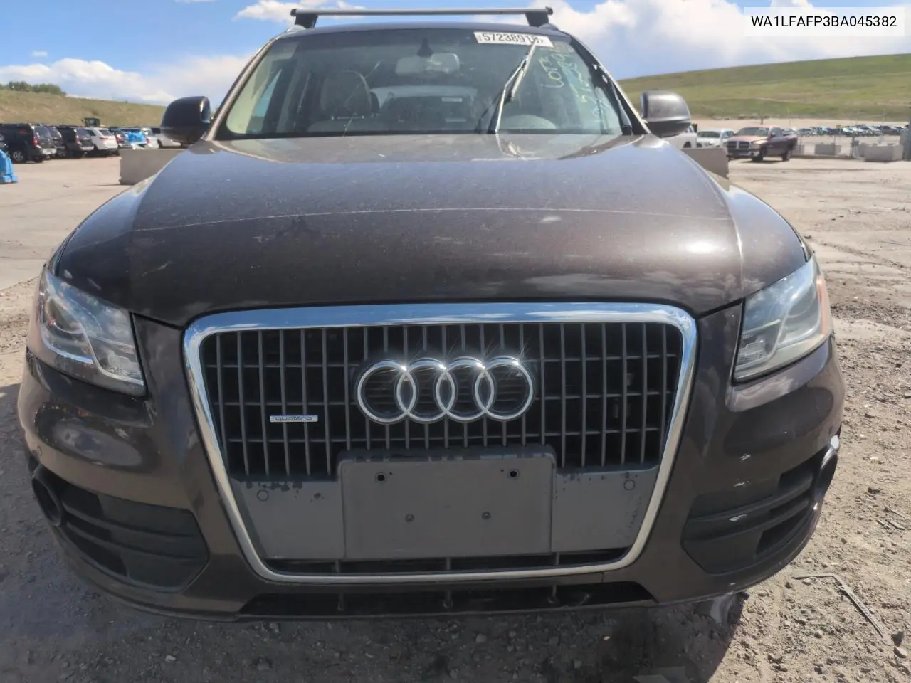 2011 Audi Q5 Premium Plus VIN: WA1LFAFP3BA045382 Lot: 57238915