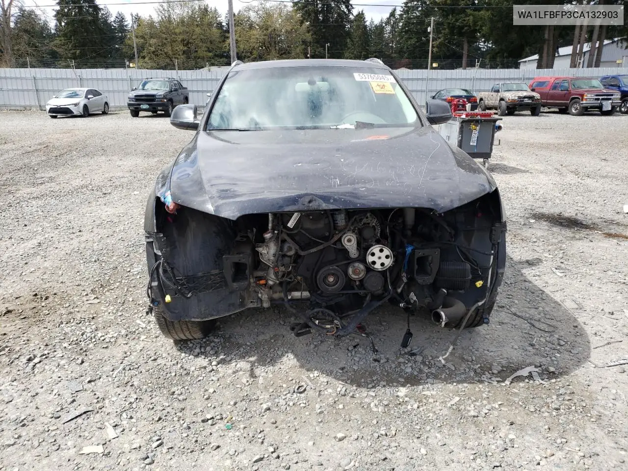 2012 Audi Q5 Premium Plus VIN: WA1LFBFP3CA132903 Lot: 53765045