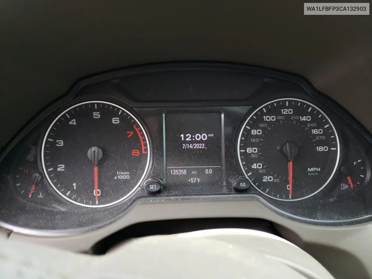 2012 Audi Q5 Premium Plus VIN: WA1LFBFP3CA132903 Lot: 53765045
