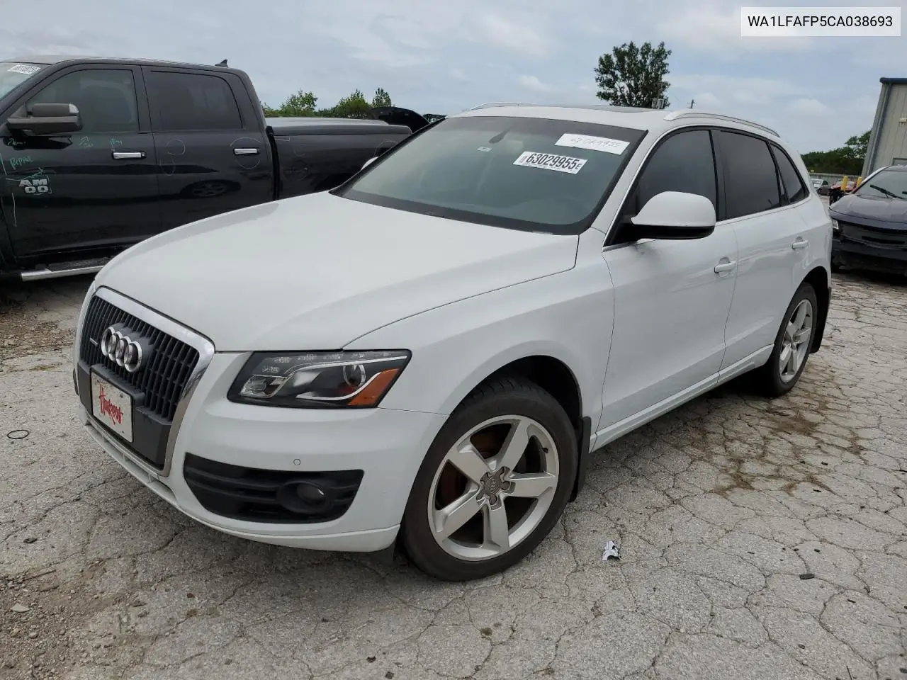 2012 Audi Q5 Premium Plus VIN: WA1LFAFP5CA038693 Lot: 63029955
