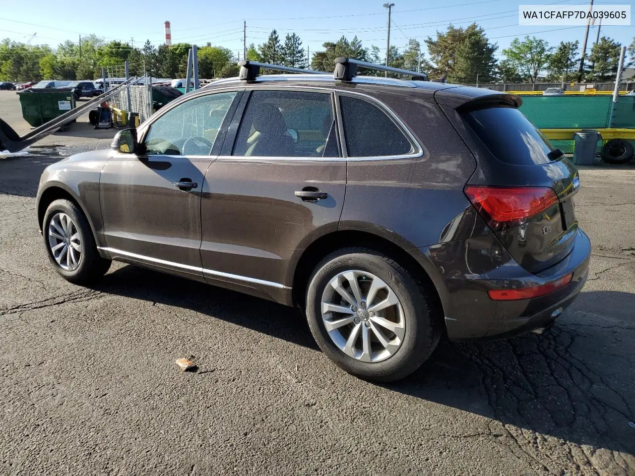2013 Audi Q5 Premium VIN: WA1CFAFP7DA039605 Lot: 57348975