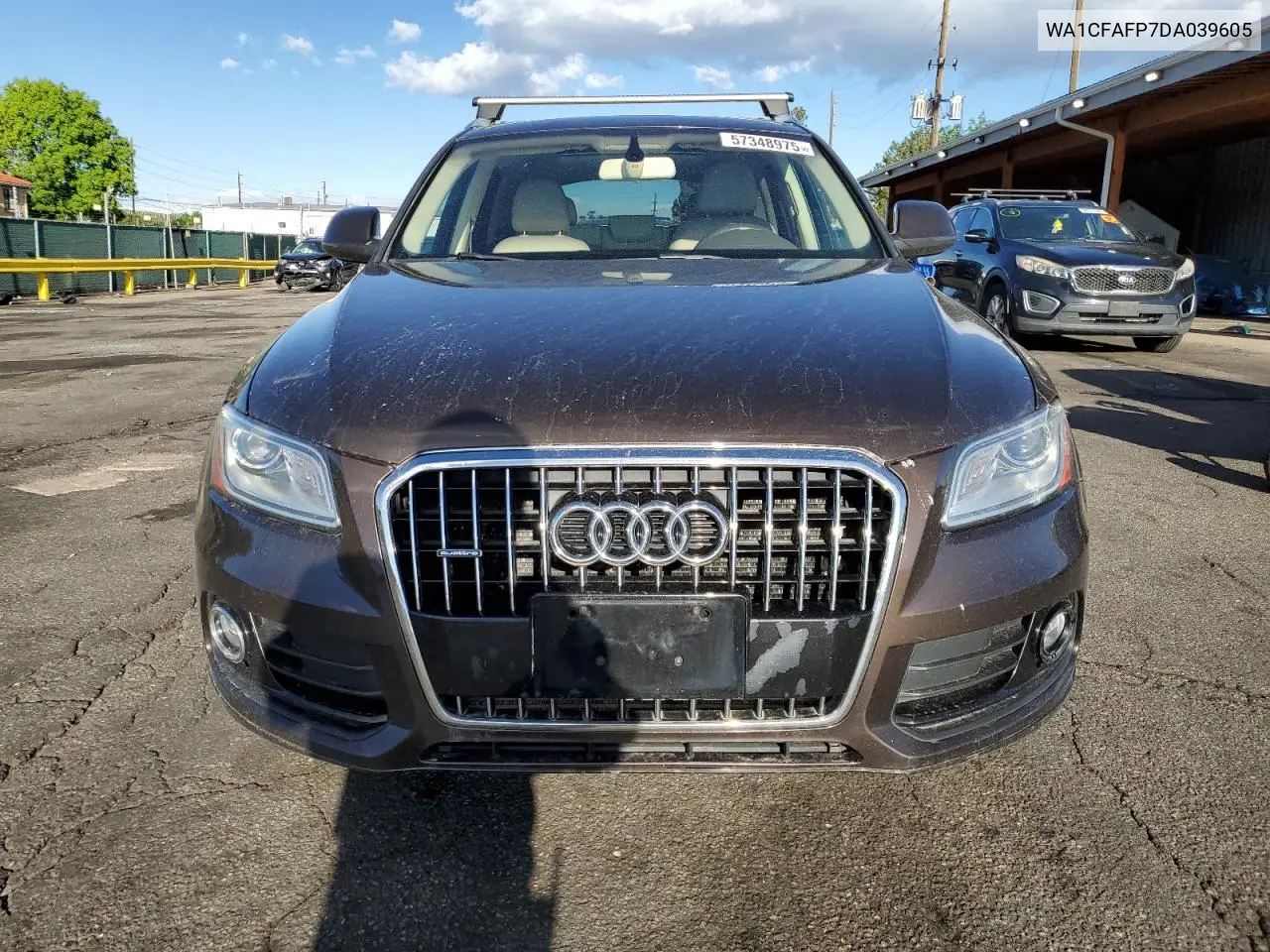 2013 Audi Q5 Premium VIN: WA1CFAFP7DA039605 Lot: 57348975