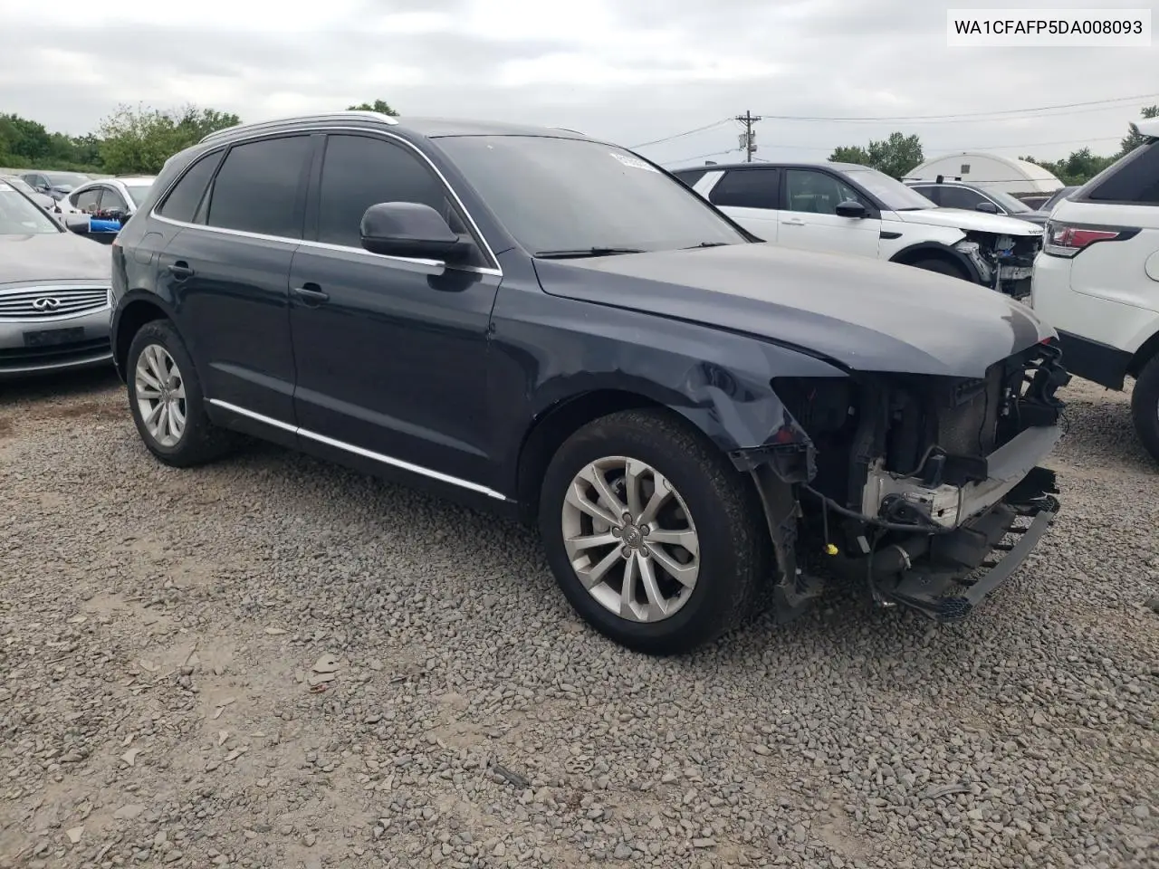 2013 Audi Q5 Premium VIN: WA1CFAFP5DA008093 Lot: 61938115
