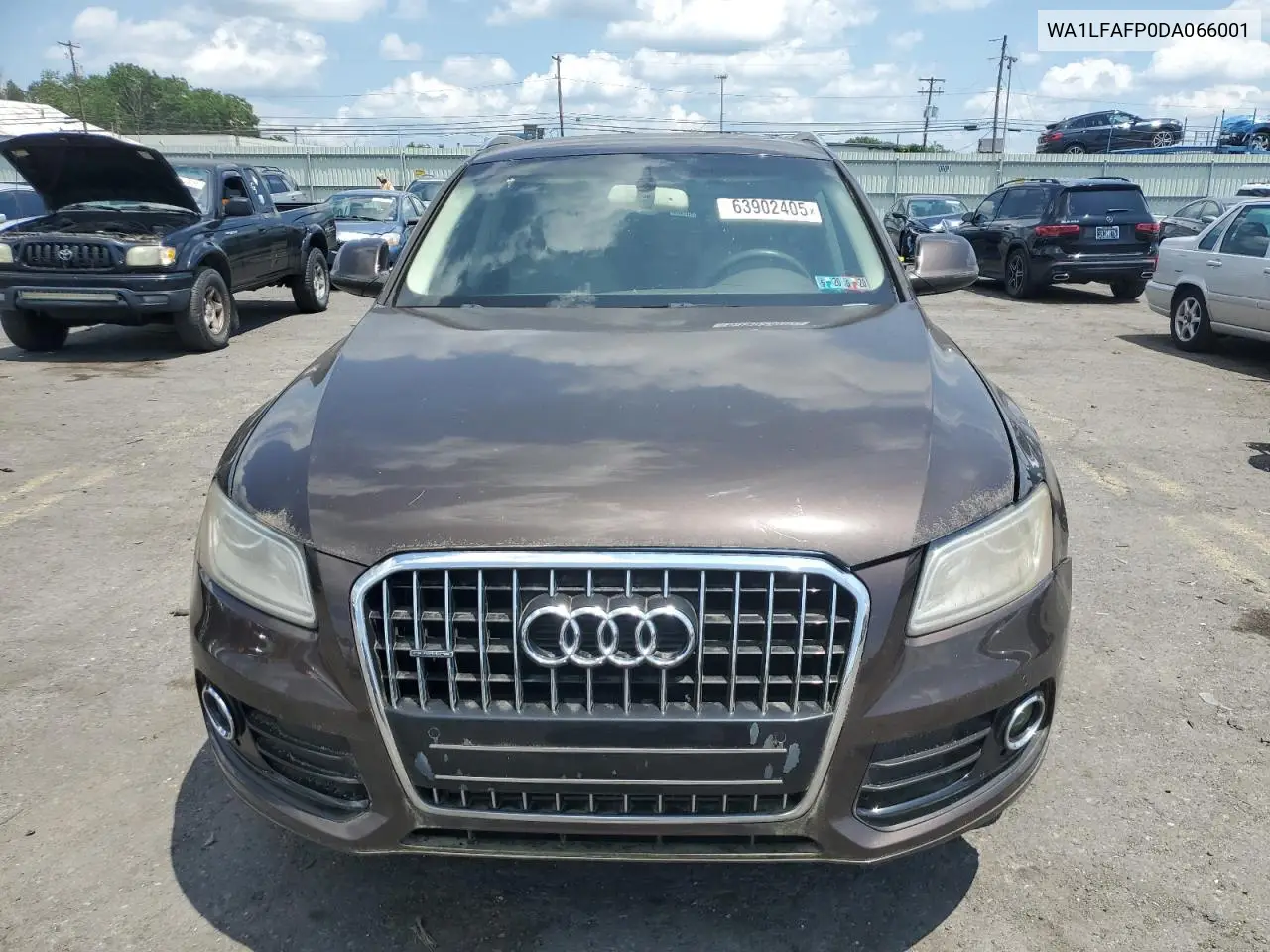 2013 Audi Q5 Premium Plus VIN: WA1LFAFP0DA066001 Lot: 63902405