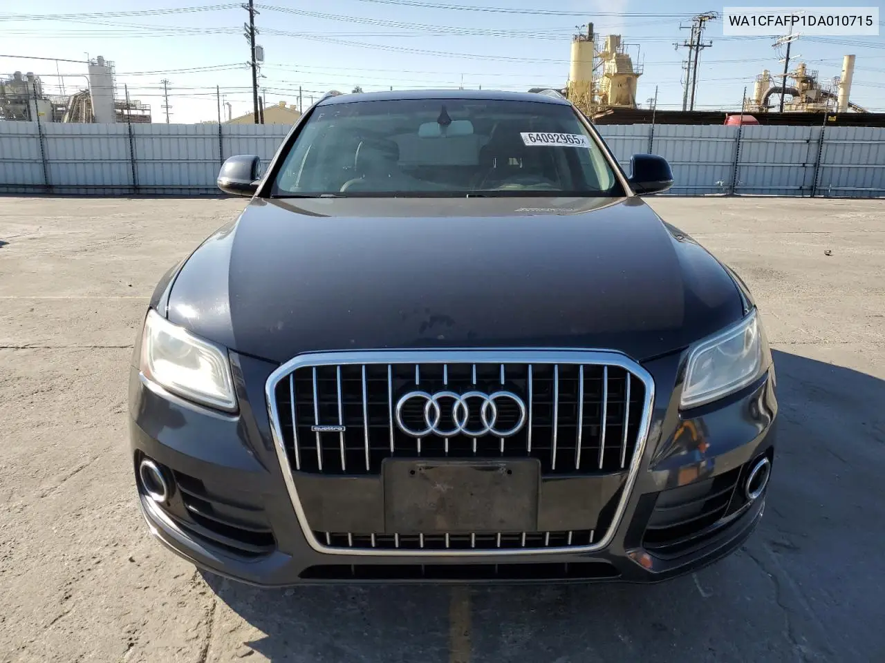 2013 Audi Q5 Premium VIN: WA1CFAFP1DA010715 Lot: 64092965
