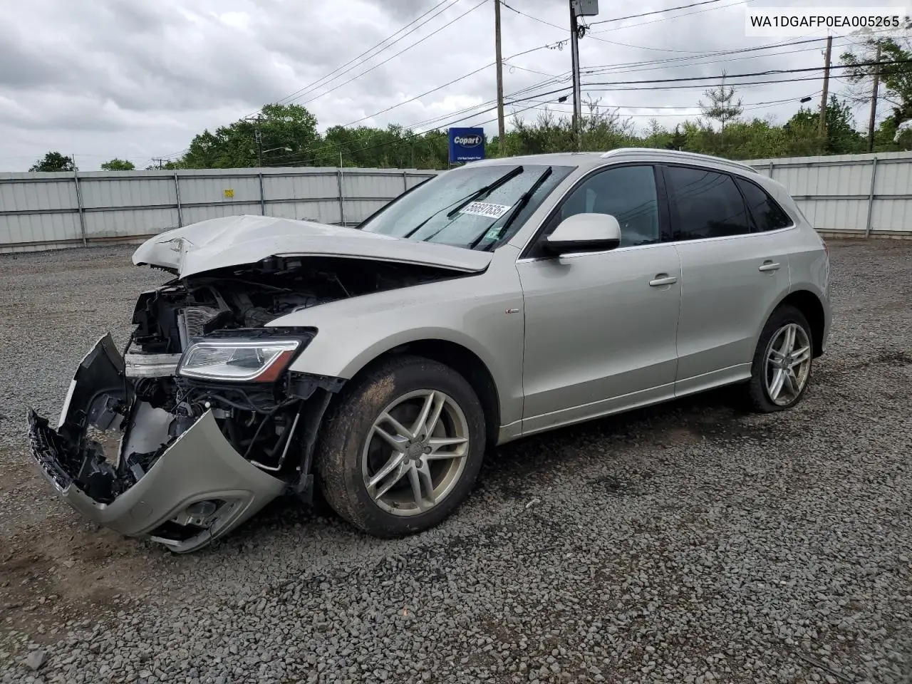 2014 Audi Q5 Premium Plus VIN: WA1DGAFP0EA005265 Lot: 56697635