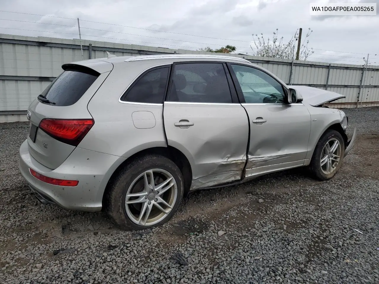 2014 Audi Q5 Premium Plus VIN: WA1DGAFP0EA005265 Lot: 56697635