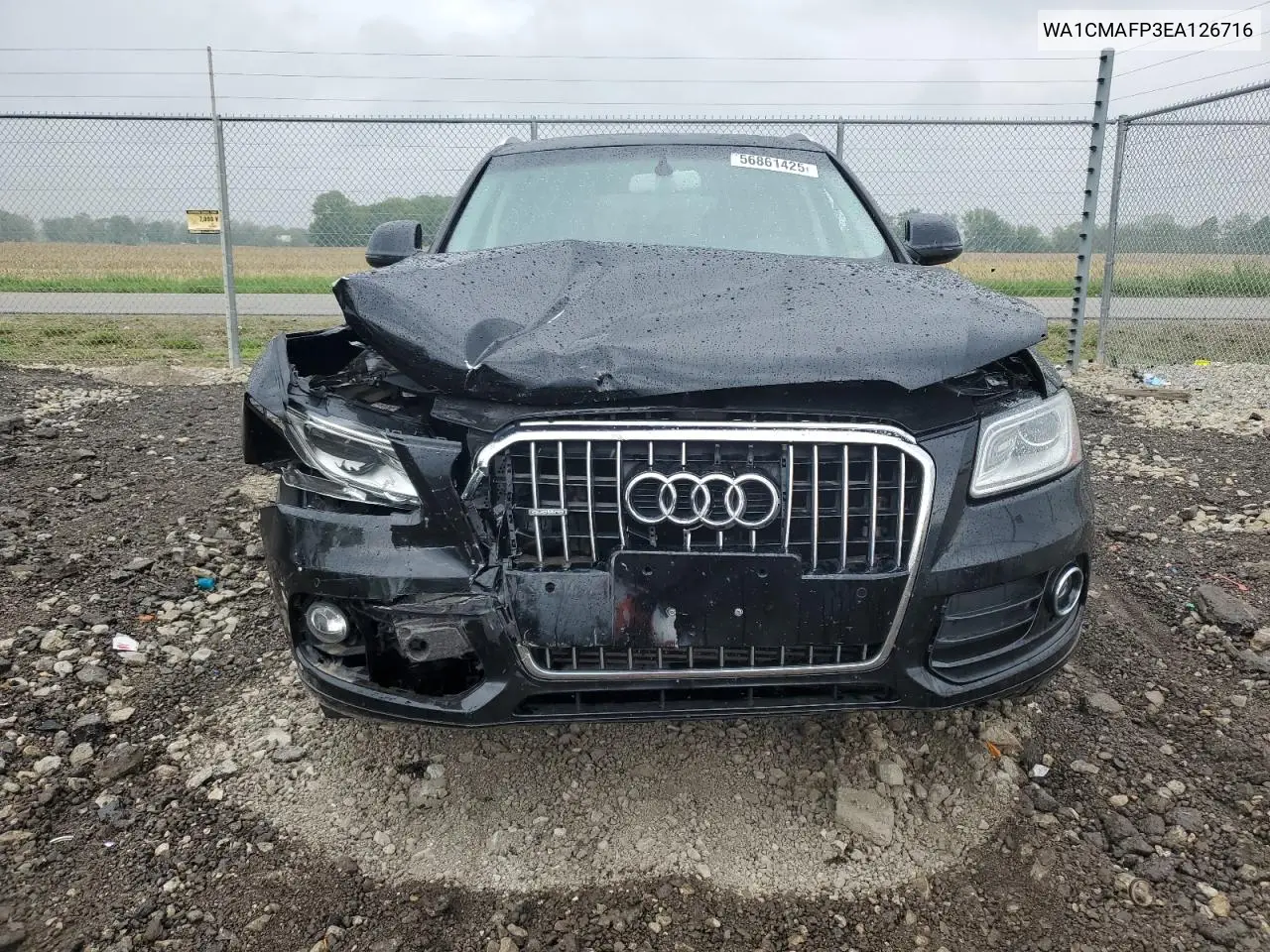 2014 Audi Q5 Tdi Premium Plus VIN: WA1CMAFP3EA126716 Lot: 56861425