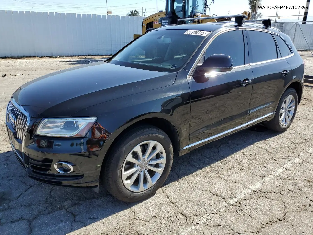 2014 Audi Q5 Premium VIN: WA1CFAFP4EA102399 Lot: 56930745
