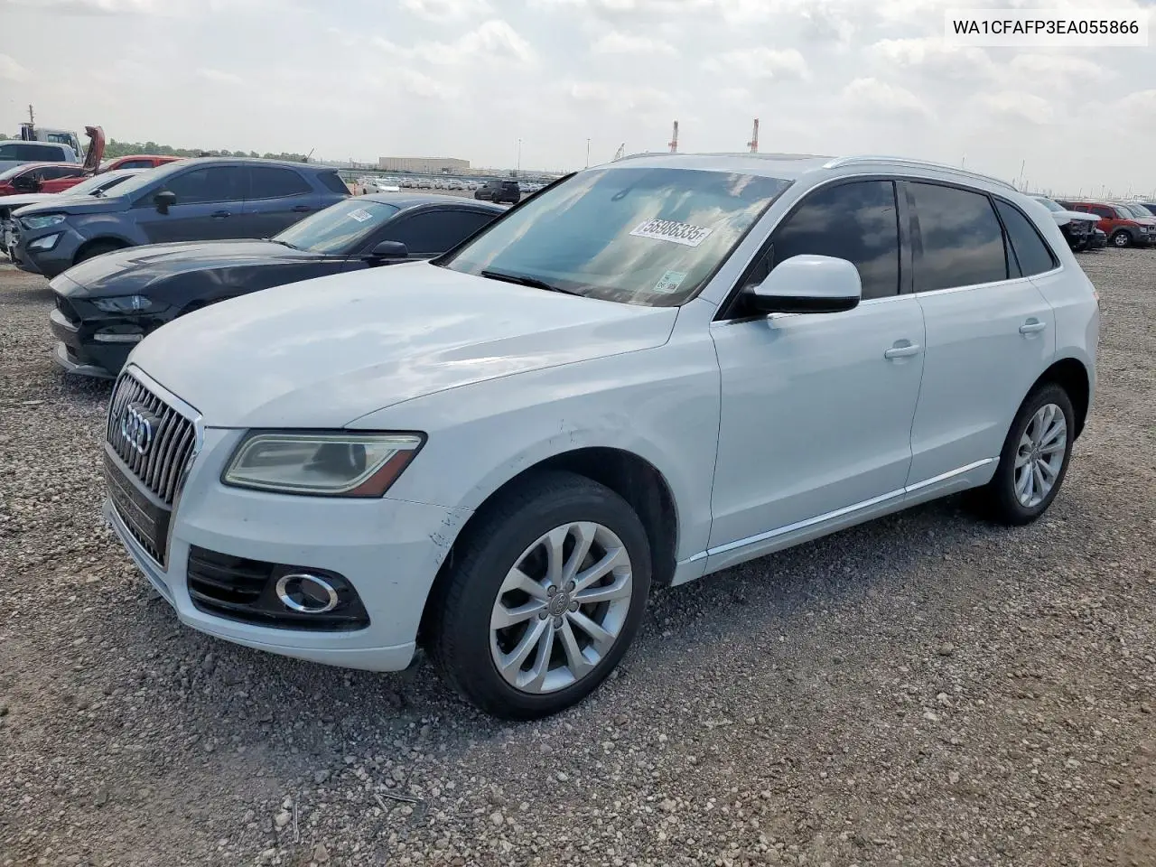 2014 Audi Q5 Premium VIN: WA1CFAFP3EA055866 Lot: 56986335