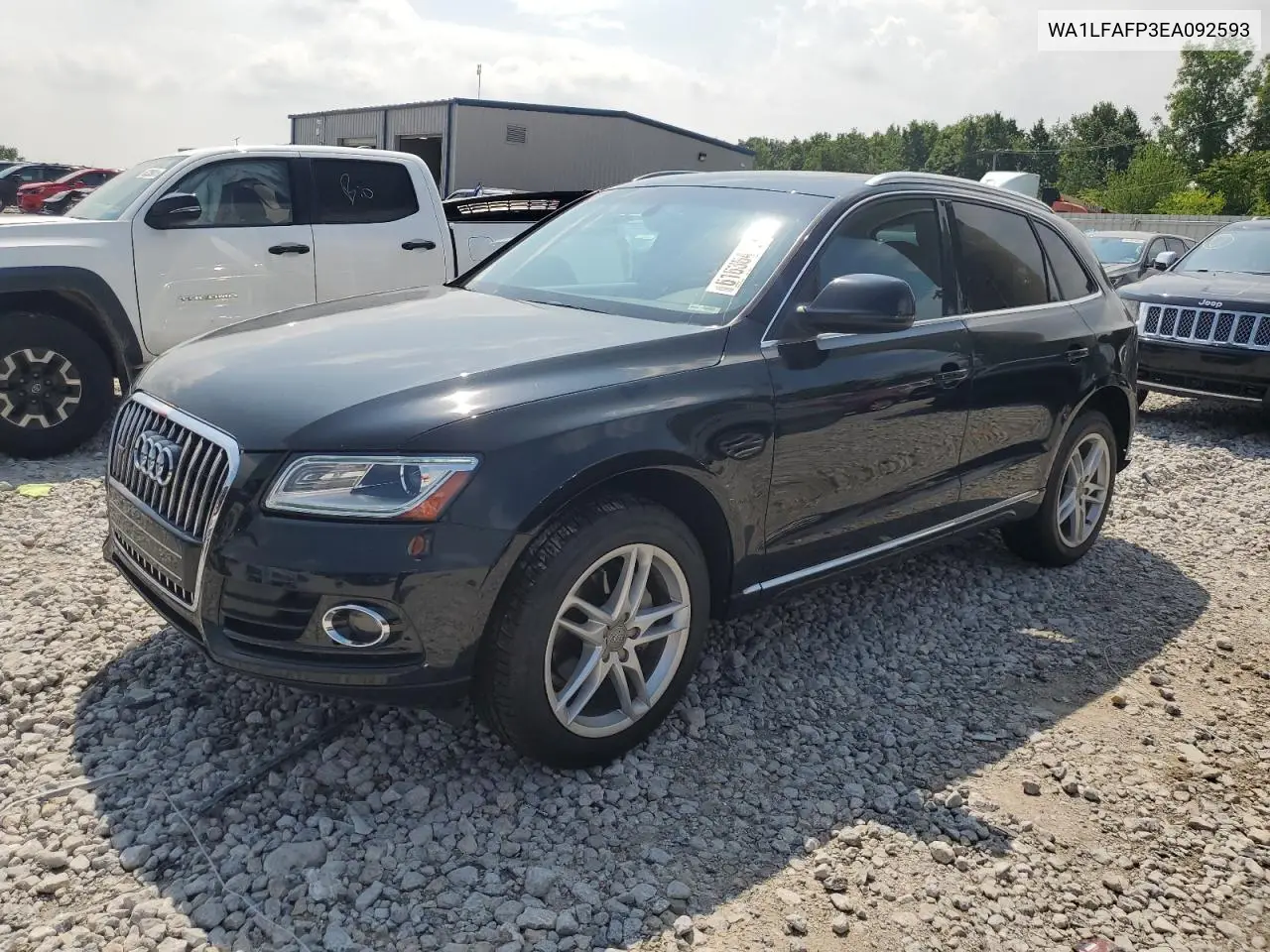 2014 Audi Q5 Premium Plus VIN: WA1LFAFP3EA092593 Lot: 61636415