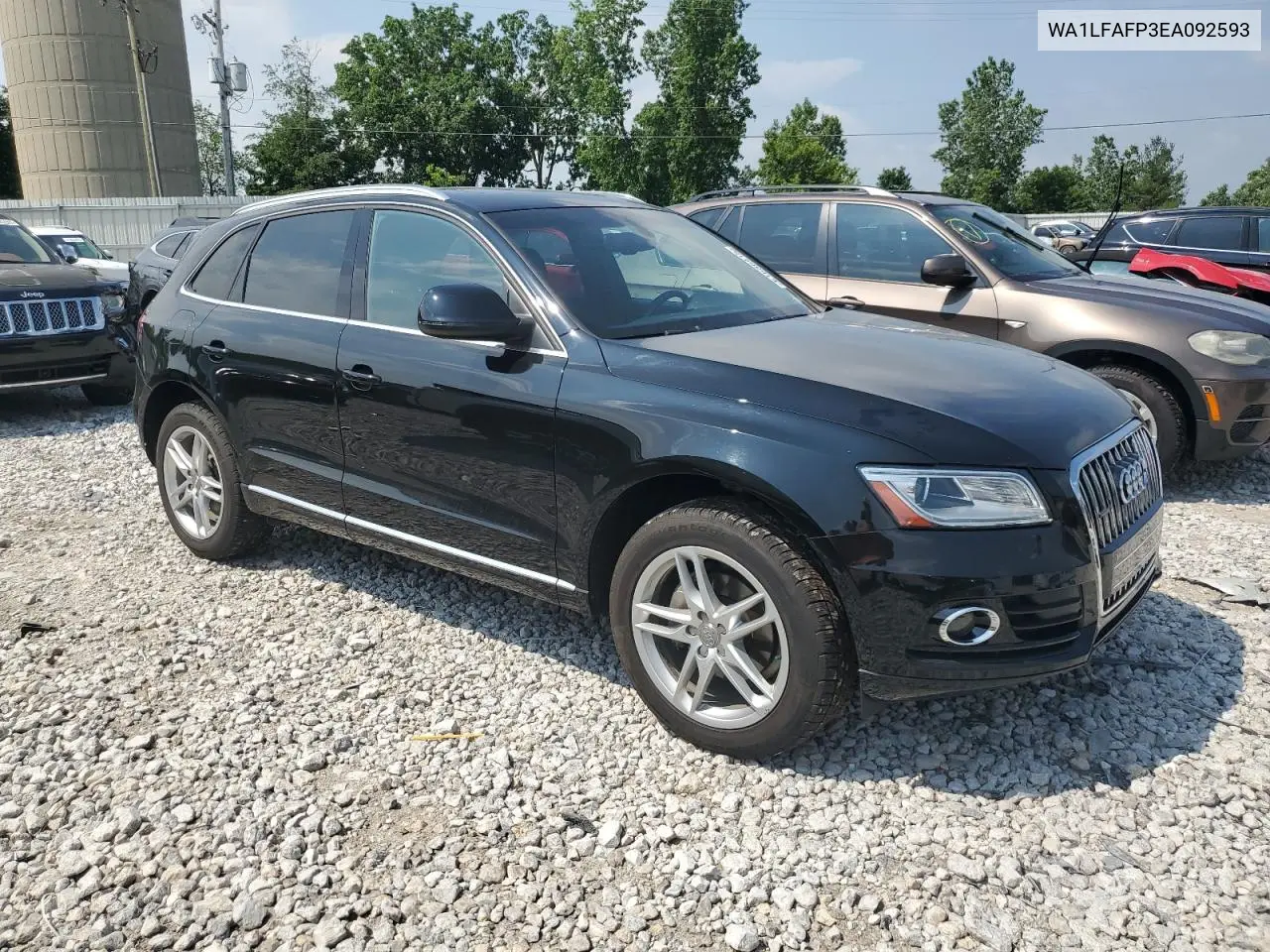 2014 Audi Q5 Premium Plus VIN: WA1LFAFP3EA092593 Lot: 61636415