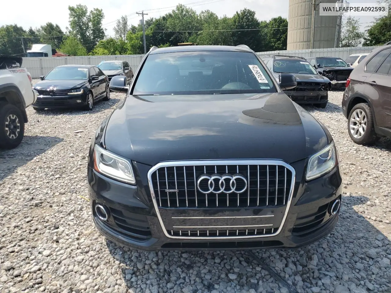 2014 Audi Q5 Premium Plus VIN: WA1LFAFP3EA092593 Lot: 61636415