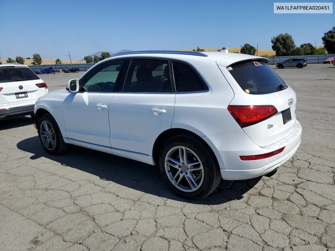 2014 Audi Q5 Premium Plus VIN: WA1LFAFP8EA020451 Lot: 62947505