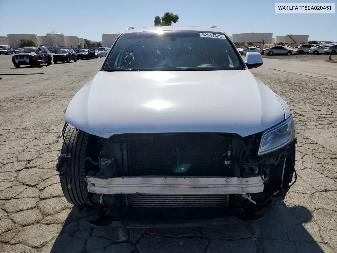 2014 Audi Q5 Premium Plus VIN: WA1LFAFP8EA020451 Lot: 62947505