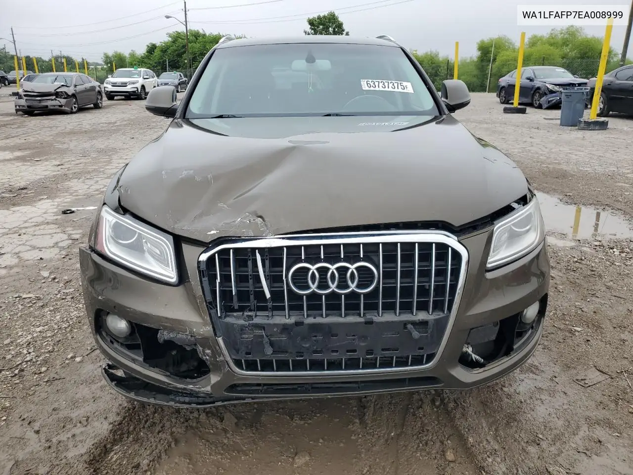 2014 Audi Q5 Premium Plus VIN: WA1LFAFP7EA008999 Lot: 63737375