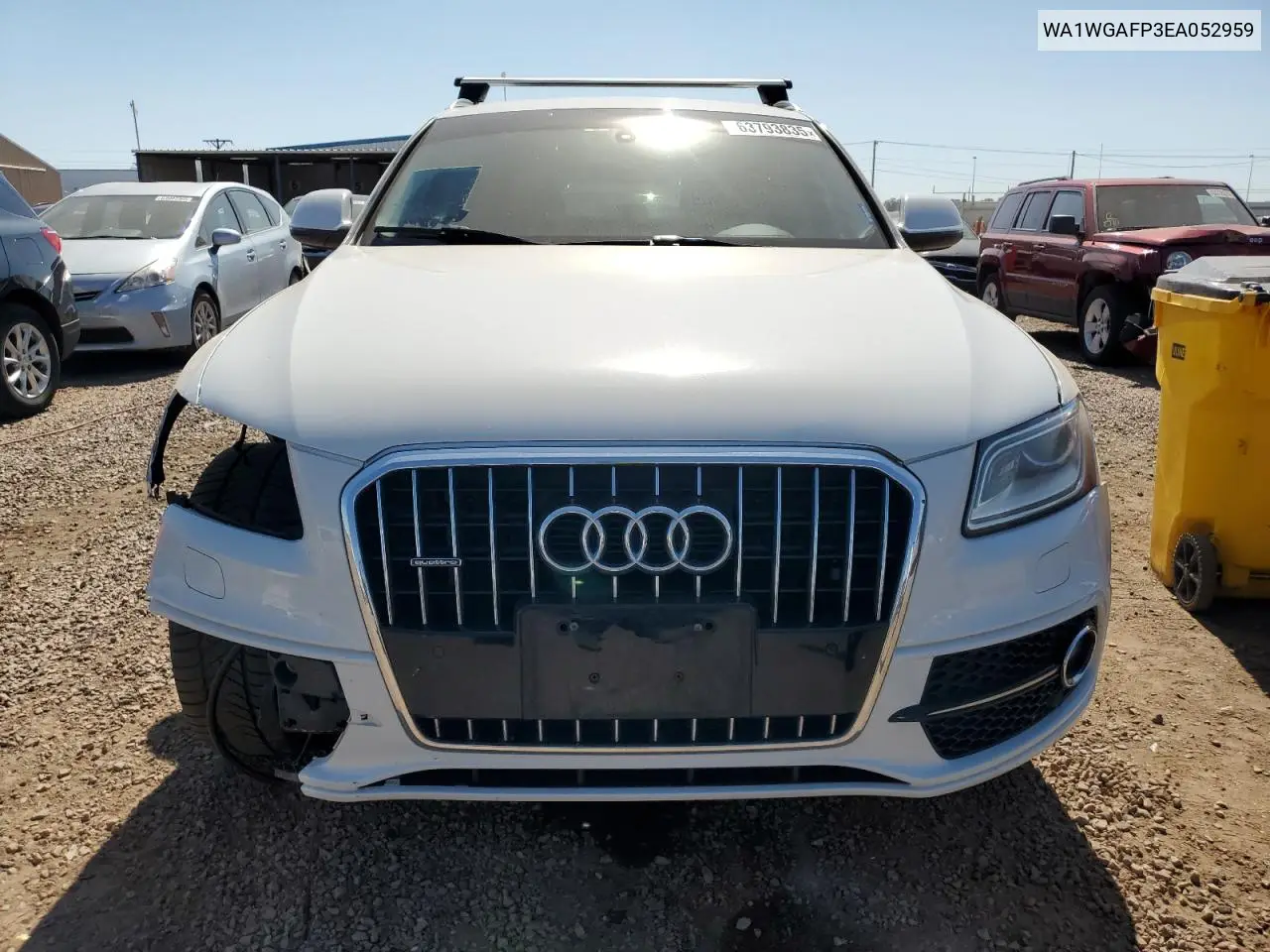 2014 Audi Q5 Prestige VIN: WA1WGAFP3EA052959 Lot: 63793835
