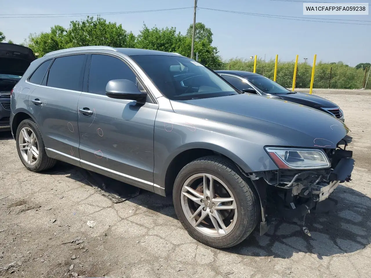 2015 Audi Q5 Premium VIN: WA1CFAFP3FA059238 Lot: 56014835