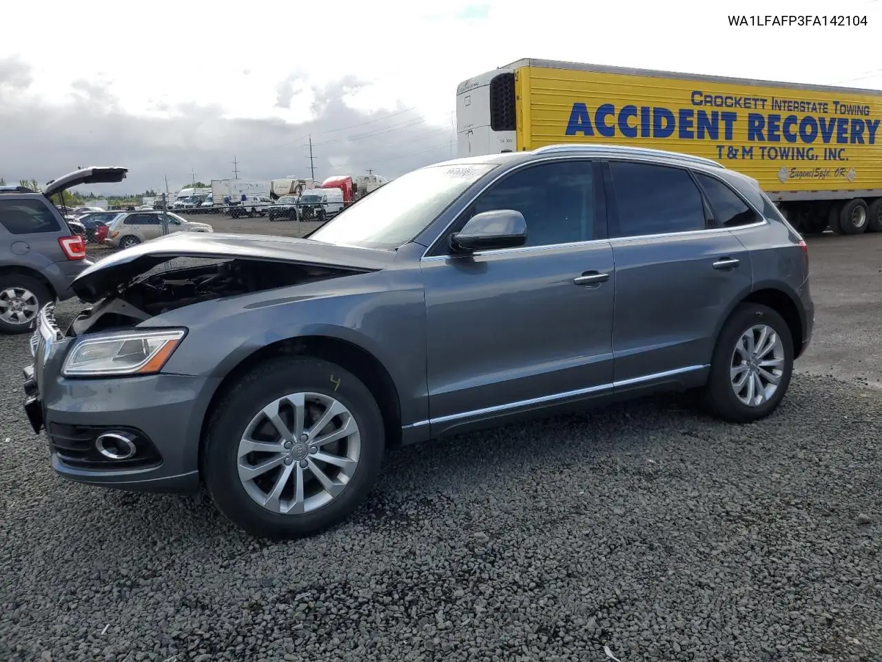 2015 Audi Q5 Premium Plus VIN: WA1LFAFP3FA142104 Lot: 56766855