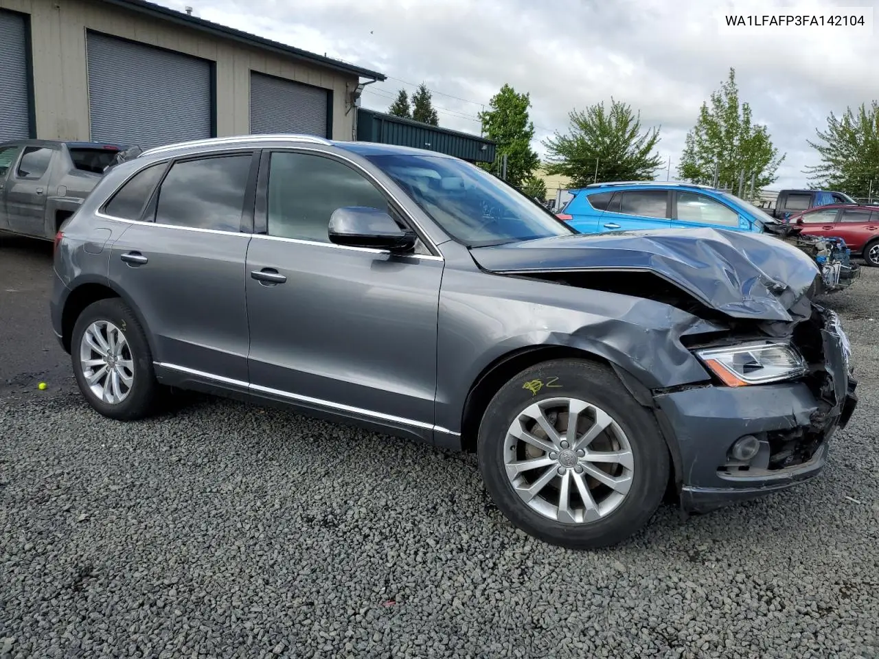 2015 Audi Q5 Premium Plus VIN: WA1LFAFP3FA142104 Lot: 56766855