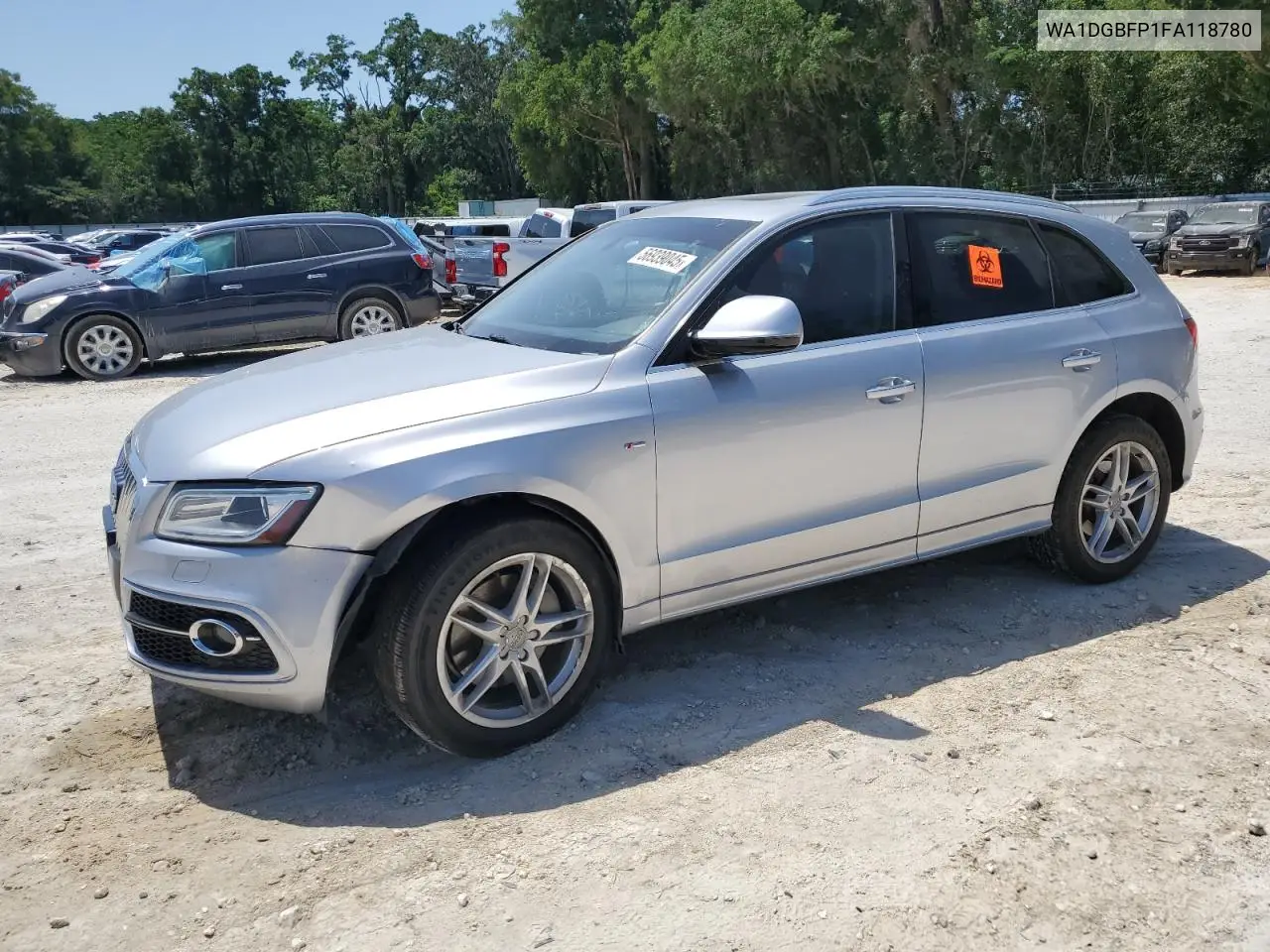 2015 Audi Q5 Premium Plus VIN: WA1DGBFP1FA118780 Lot: 56939045