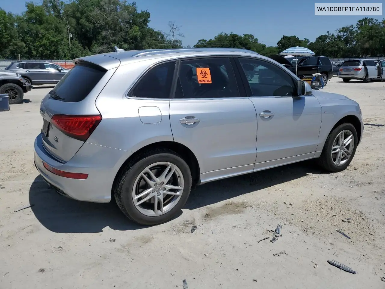2015 Audi Q5 Premium Plus VIN: WA1DGBFP1FA118780 Lot: 56939045