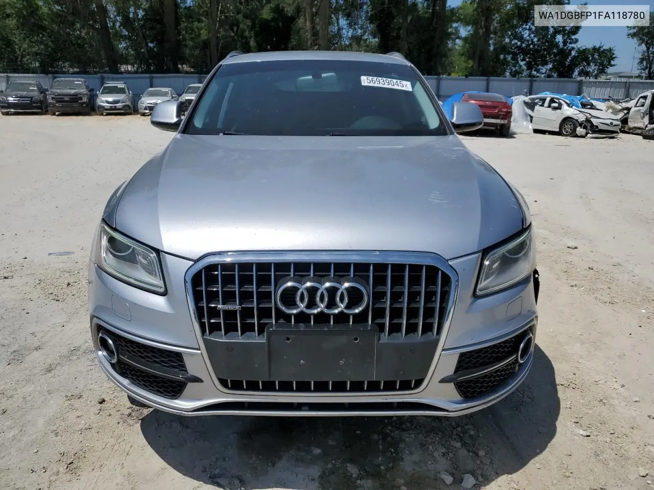 2015 Audi Q5 Premium Plus VIN: WA1DGBFP1FA118780 Lot: 56939045
