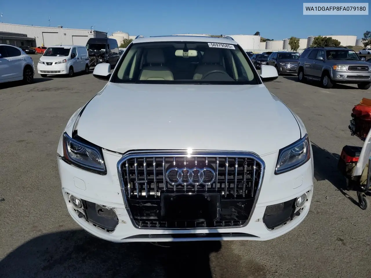 2015 Audi Q5 Premium Plus VIN: WA1DGAFP8FA079180 Lot: 56979585