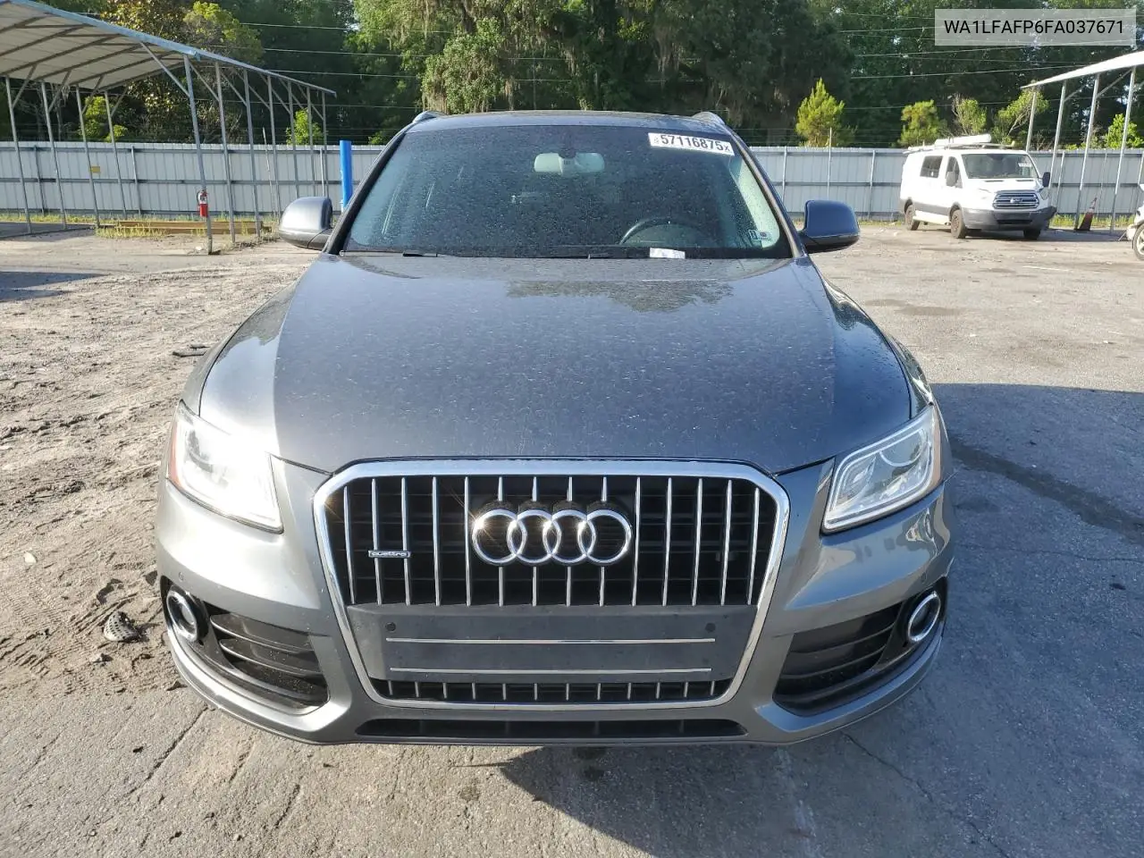 2015 Audi Q5 Premium Plus VIN: WA1LFAFP6FA037671 Lot: 57116875