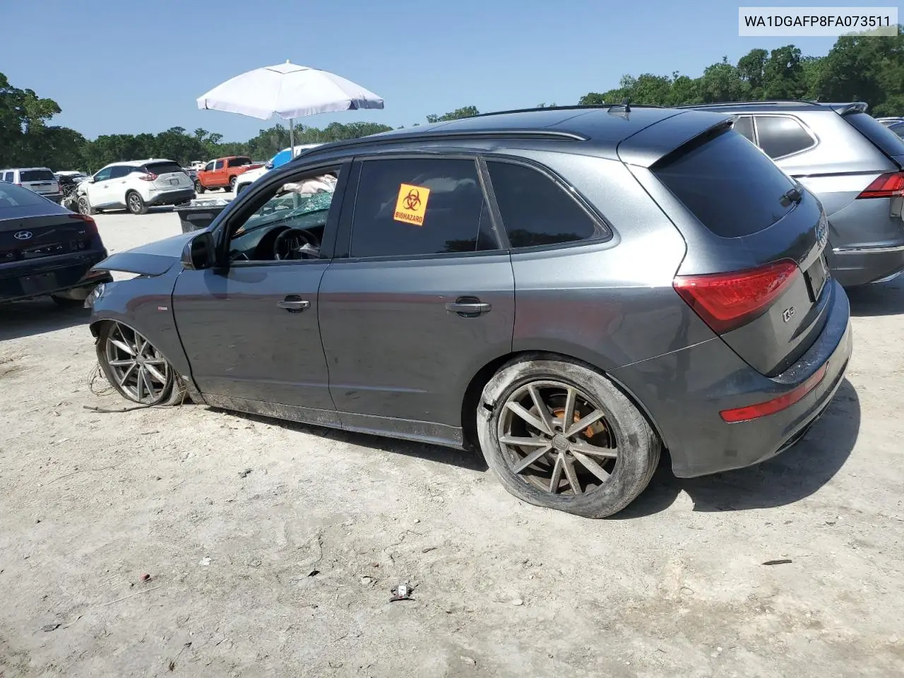 2015 Audi Q5 Premium Plus VIN: WA1DGAFP8FA073511 Lot: 57361125