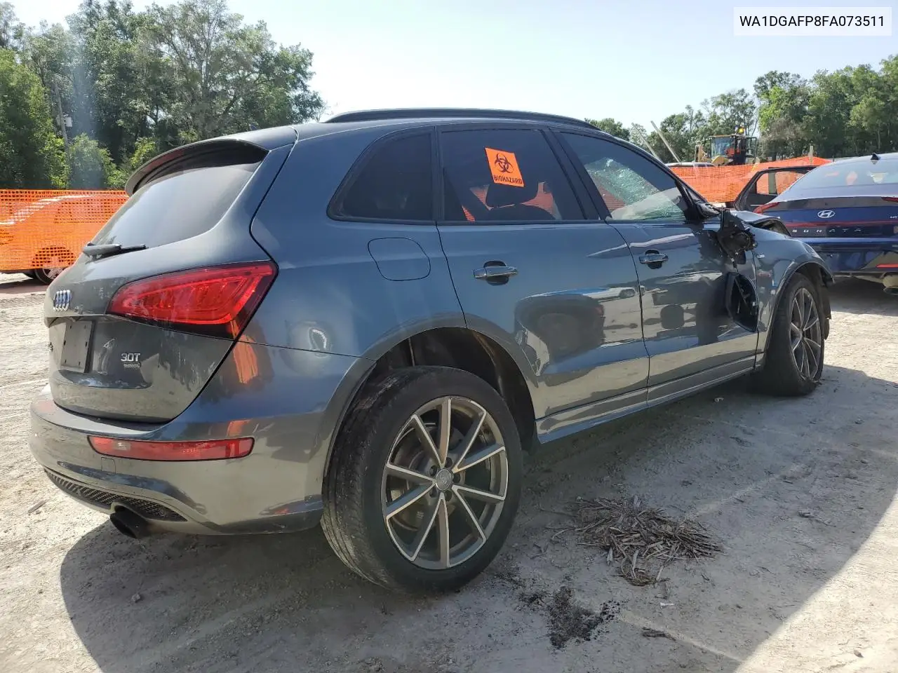 2015 Audi Q5 Premium Plus VIN: WA1DGAFP8FA073511 Lot: 57361125