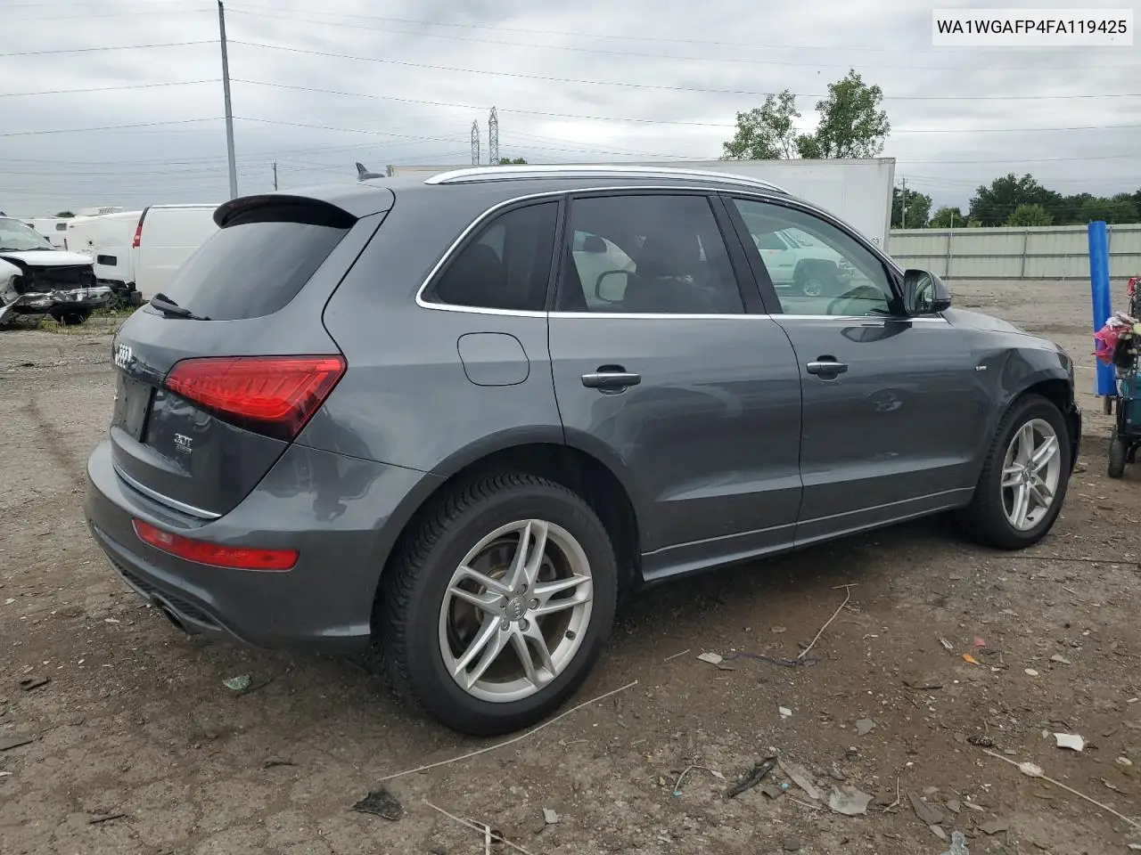 2015 Audi Q5 Prestige VIN: WA1WGAFP4FA119425 Lot: 62416105