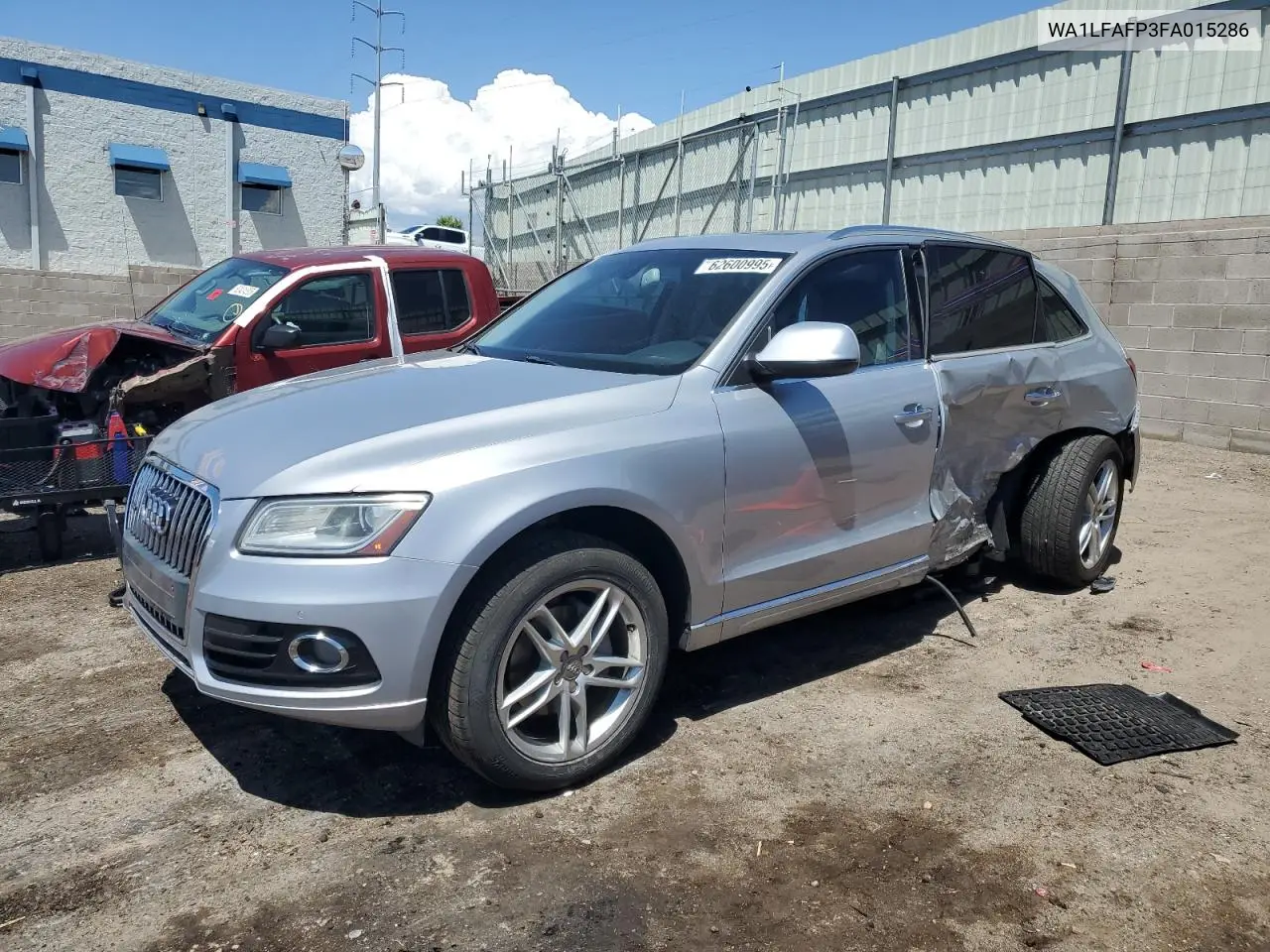 2015 Audi Q5 Premium Plus VIN: WA1LFAFP3FA015286 Lot: 62600995