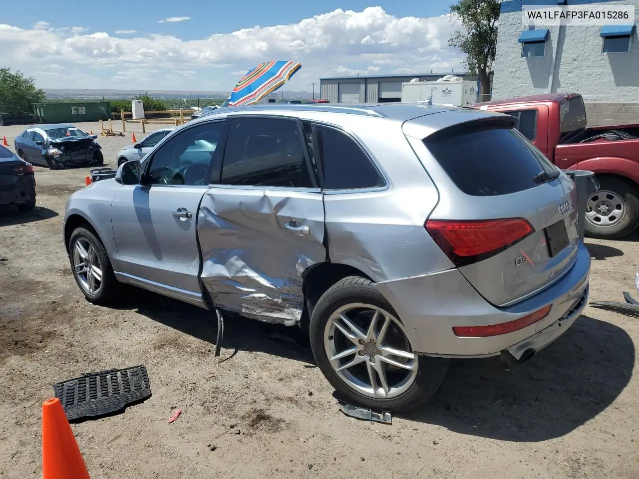 2015 Audi Q5 Premium Plus VIN: WA1LFAFP3FA015286 Lot: 62600995