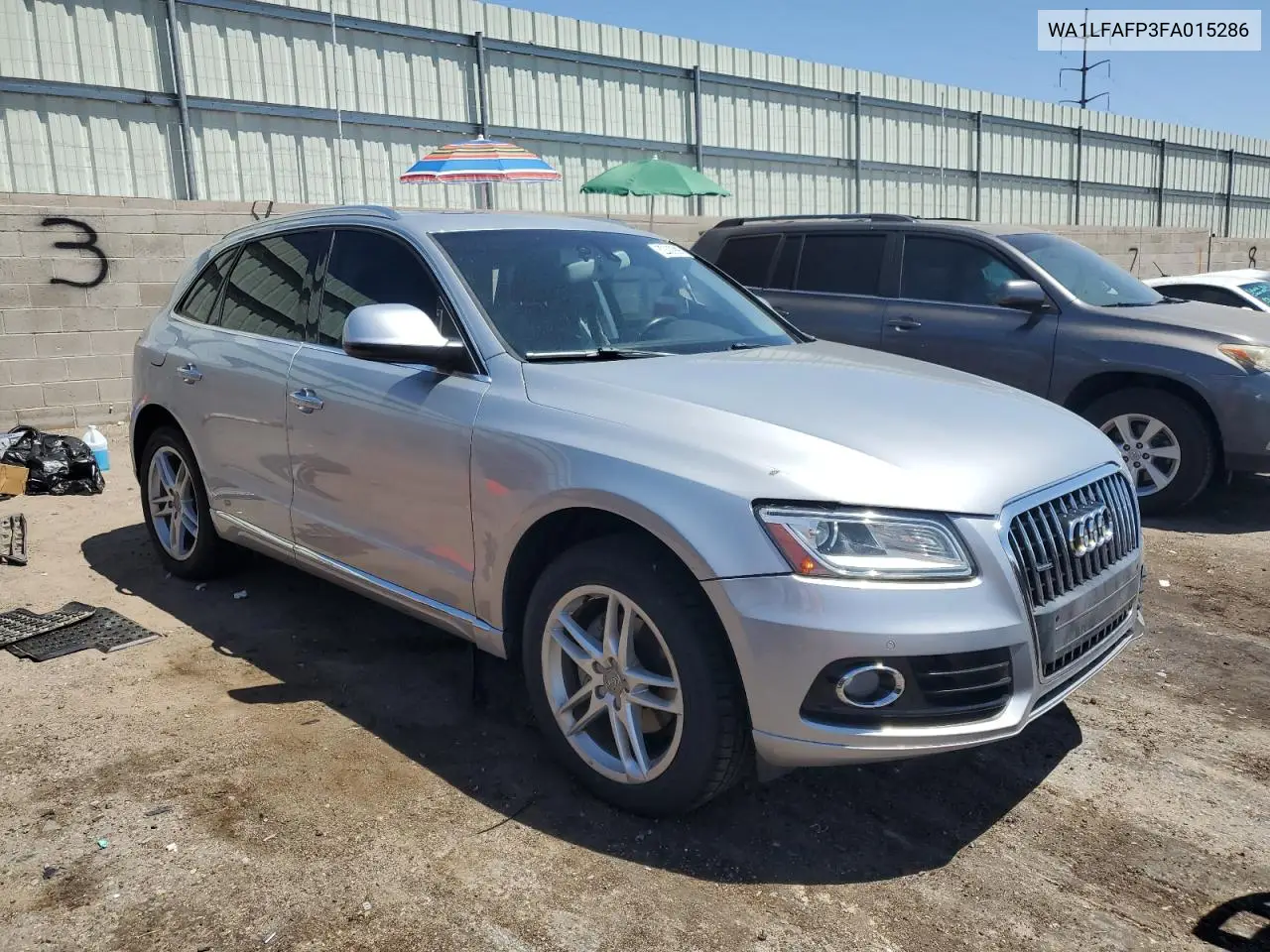 2015 Audi Q5 Premium Plus VIN: WA1LFAFP3FA015286 Lot: 62600995