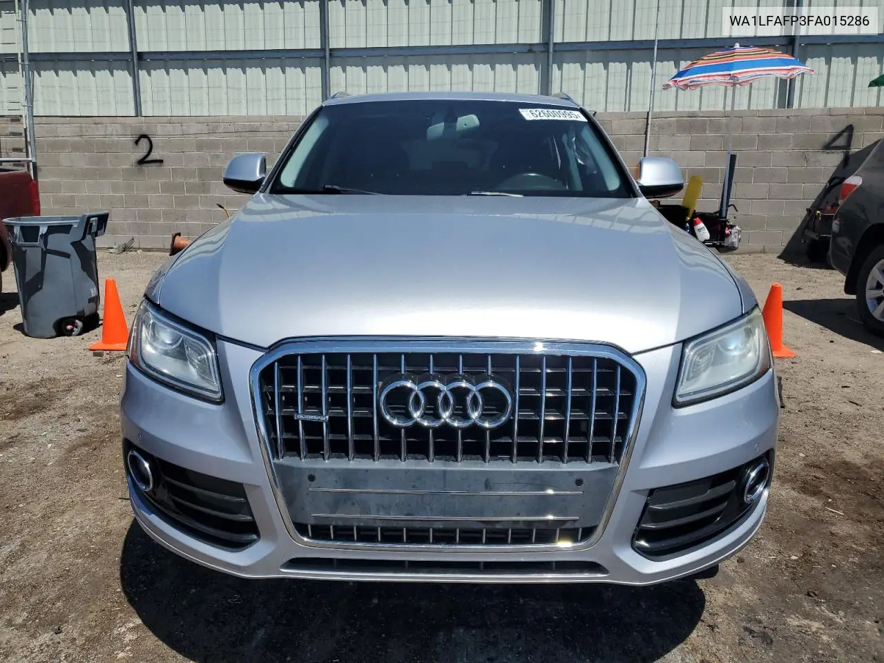 2015 Audi Q5 Premium Plus VIN: WA1LFAFP3FA015286 Lot: 62600995