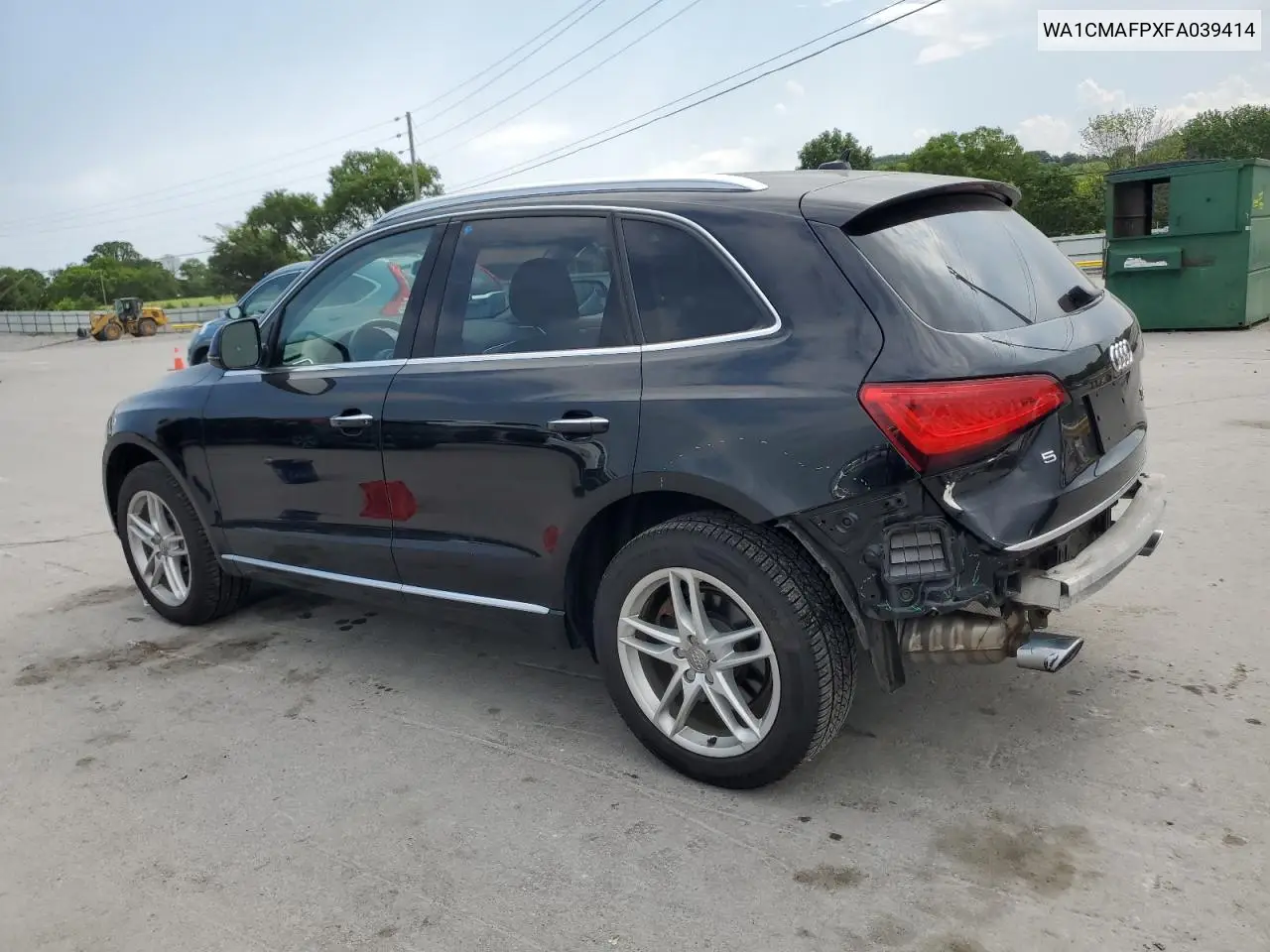 2015 Audi Q5 Tdi Premium Plus VIN: WA1CMAFPXFA039414 Lot: 62701075