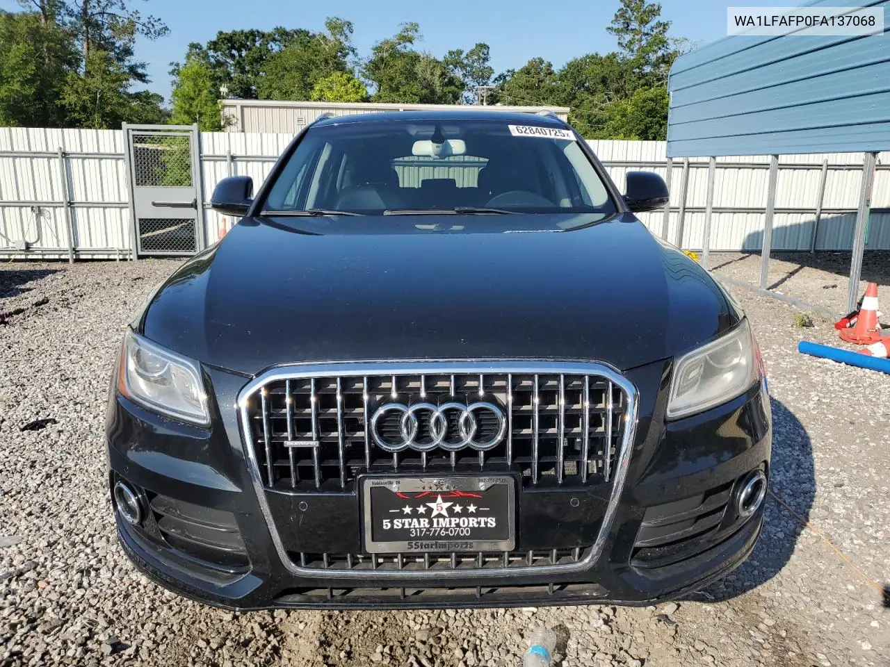 2015 Audi Q5 Premium Plus VIN: WA1LFAFP0FA137068 Lot: 62840725