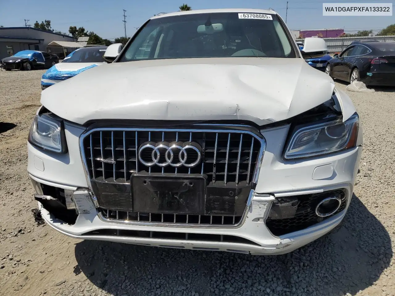 2015 Audi Q5 Premium Plus VIN: WA1DGAFPXFA133322 Lot: 63708085