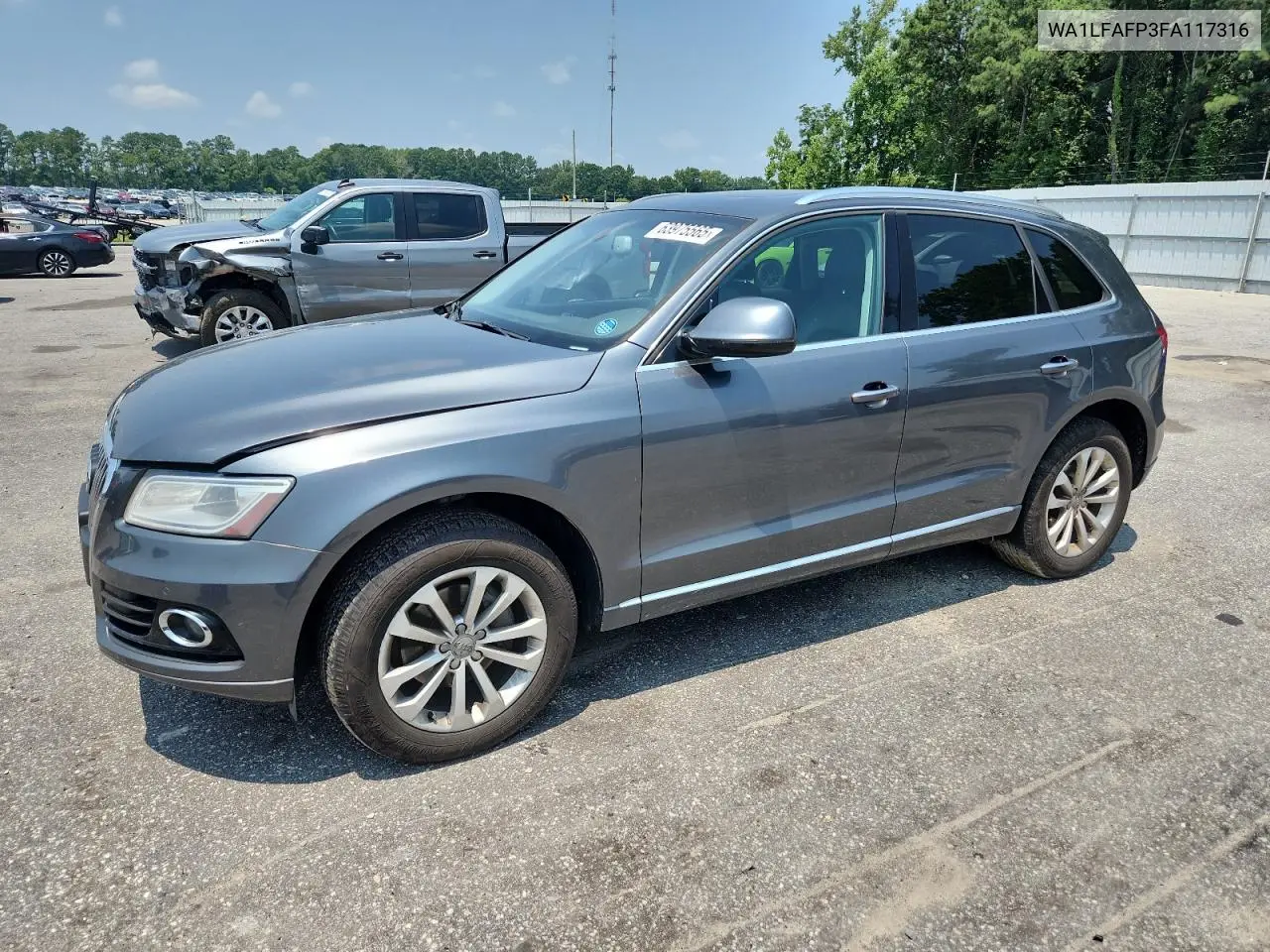 2015 Audi Q5 Premium Plus VIN: WA1LFAFP3FA117316 Lot: 63975565